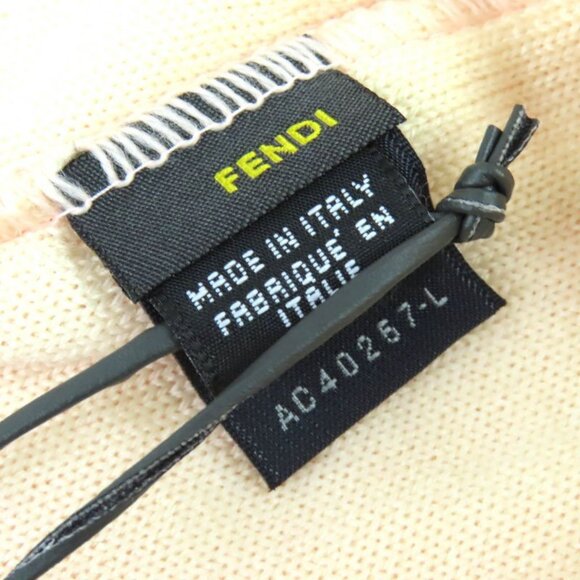 Fendi Wool Zucca Pattern Knit Cap Beanie Pink main image 11
